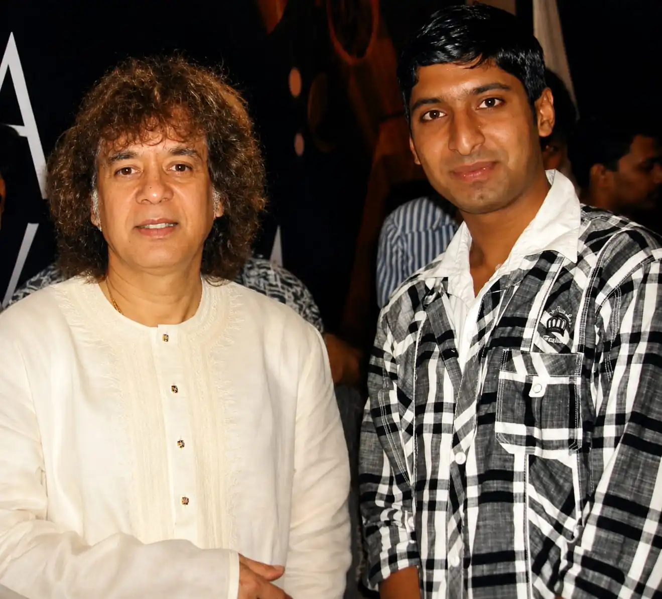 Dr. Koustubh Pare with legendary Tabla maestro Ustad Zakir Hussain